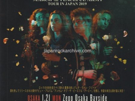 Greta Van Fleet 2019 Japan tour concert gig flyer handbill Sale