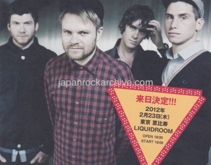 Enter Shikari 2012 Japan tour concert gig flyer handbill Supply