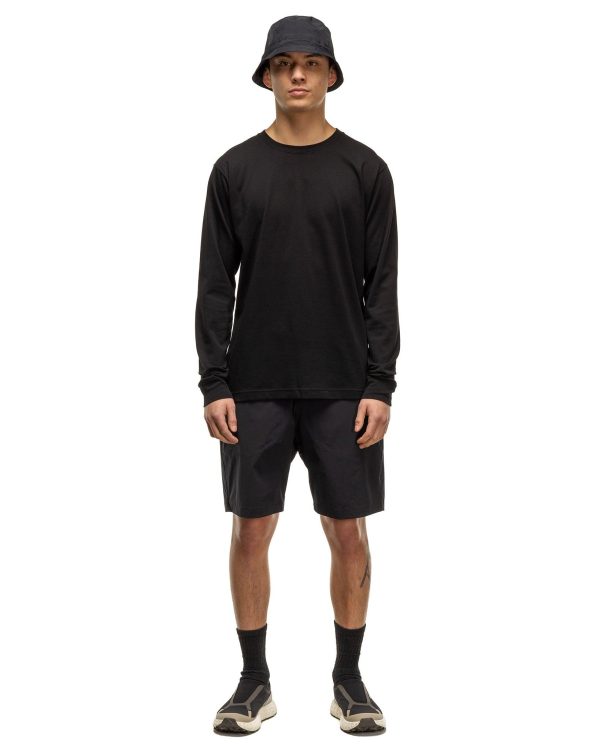 Prime Standard Fit T-Shirt L S - Suvin Cotton Jersey Black For Cheap