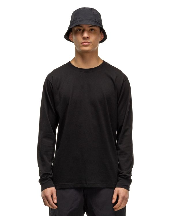 Prime Standard Fit T-Shirt L S - Suvin Cotton Jersey Black For Cheap