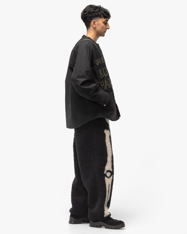 BONE Boa Fleece Easy Pants Black Discount