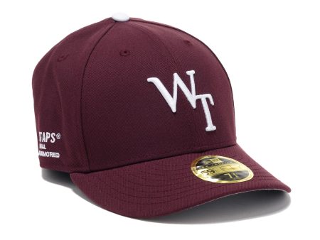 59FIFTY Low Profile   CAP  Poly. Twill NEWERA Maroon Online