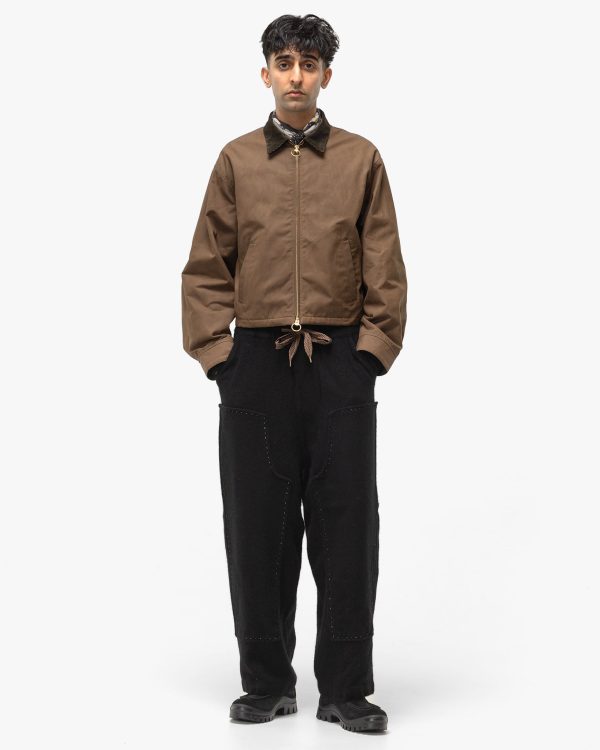 Fulling Wool CASA Pants Black Online