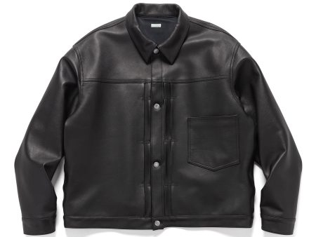 1st Type Leather Jacket Black Supply