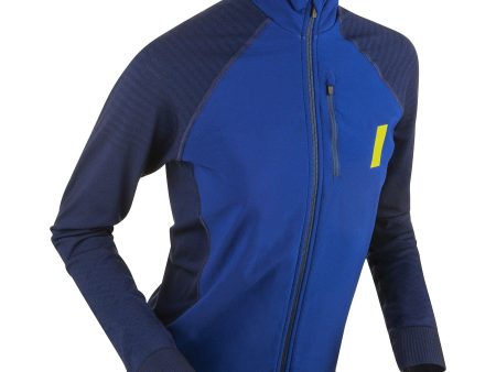 Bjorn Daehlie Women s Seamless Push Jacket Estate Blue Online Sale