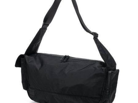 Zip Shoulder Bag Black Discount