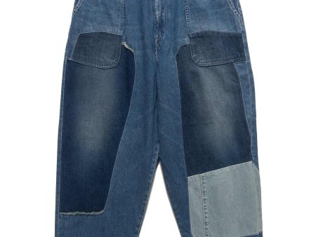 11.5oz Denim MINING Damaged High Waisted DAKOTA Pants PRO Cheap