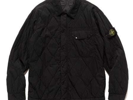 50 Fili Quilted-TC Shirt Jacket Black on Sale