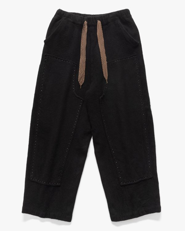 Fulling Wool CASA Pants Black Online