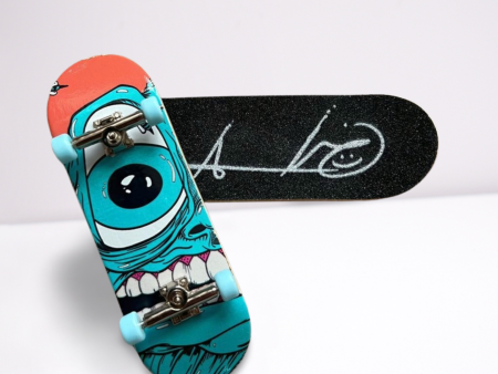 “The AB Team” Fingerboard - Blue (2 5) For Discount