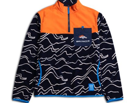 Topo Designs x Denver Broncos Vista 1 4 Zip Lightweight Fleece Online Sale