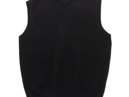 5G Wool BONE Vest Black Online Hot Sale