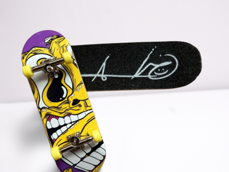 “The AB Team” Fingerboard - Yellow (1 5) Online now