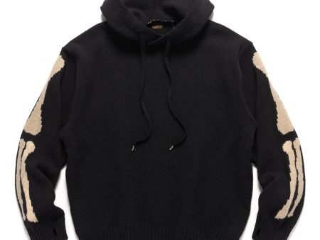 5G Wool BONE Hood Sweater Black Online now